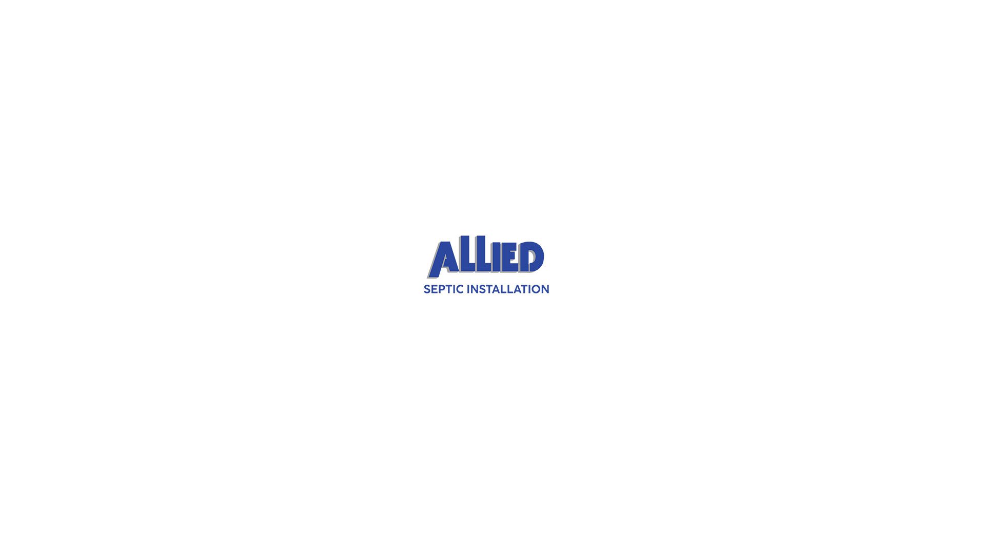 Blue Allied Septic Installation Logo